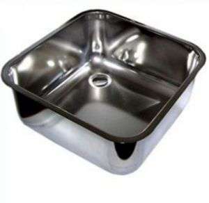 LV40/40/25 Vasca di lavaggio in acciaio inox dim. 400x400x250h a saldare