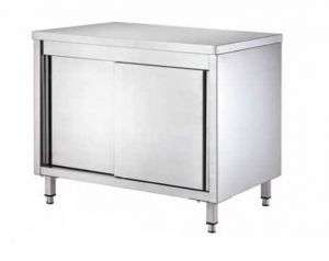 GDASR107 Tavolo armadiato con porte scorrevoli 1000x700x850