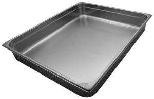 GST2/1P100 Contenitore Gastronorm 2/1 h100 mm in acciaio inox AISI 304