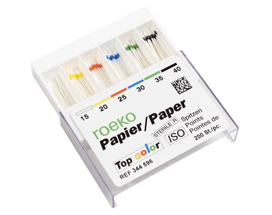 Punte di carta Top Color 200pz Roeko