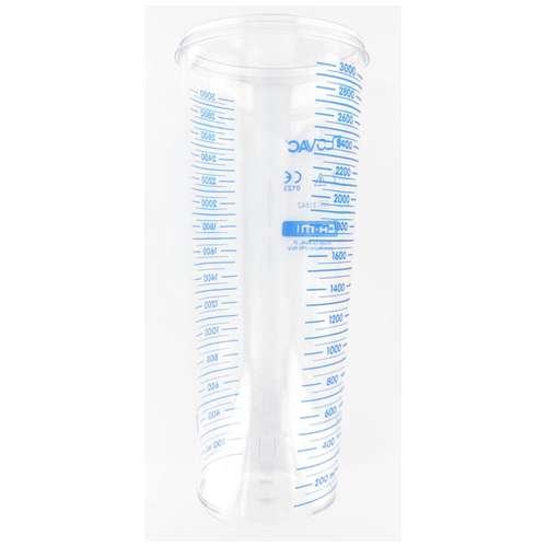 Vaso da 3 litri per sacche monouso per aspiratore
