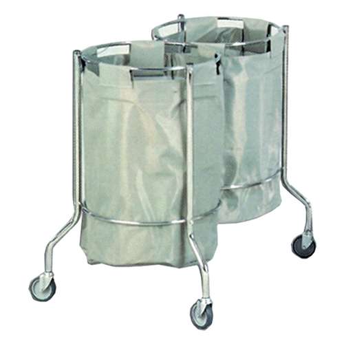 Carrello biancheria doppio