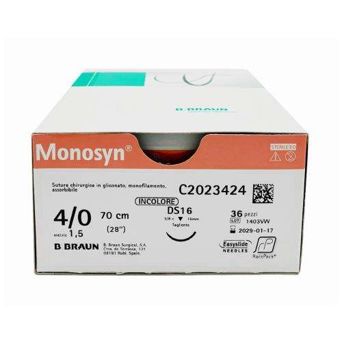 Monosyn BBraun suture assorbibili