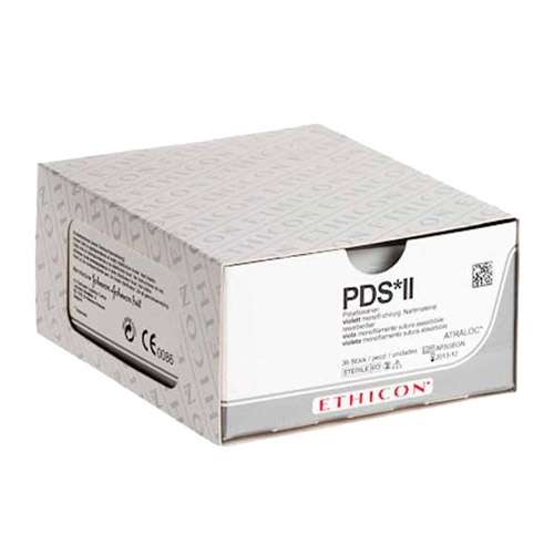 Suture assorbibili Ethicon PDS II, ago 3/8 da 19 mm, USP 3/0