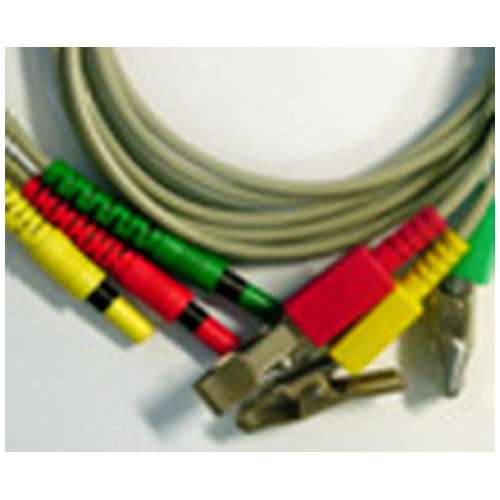 Connettore CLIP veterinario a 3 vie per cavo ecg 3 terminazioni per monitor B3 Vet