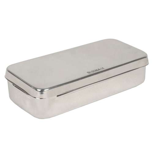 Scatola acciaio inox 20 × 10 × h 6 cm