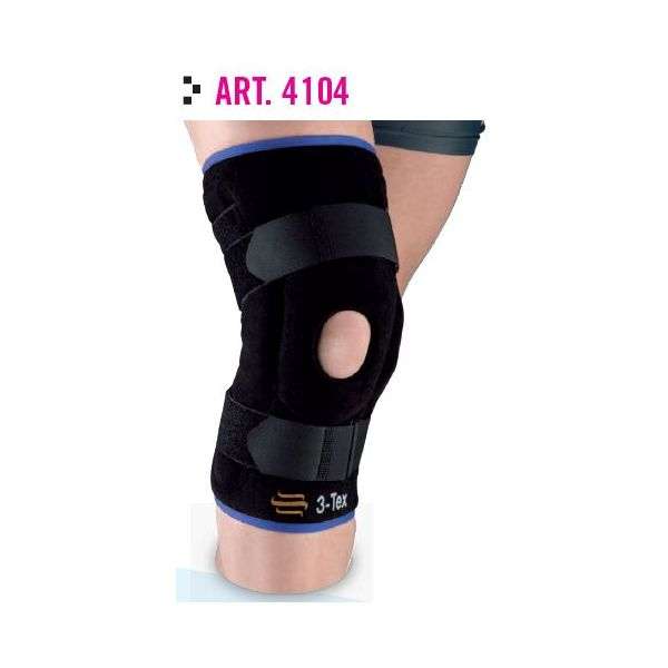 Ginocchiera Steccata con Snodo Foro rotuleo con Cuscinetto Silicone
