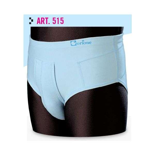 Slip Cinto Erniario Uomo Aperto con Pelotta Cotone (Medio)