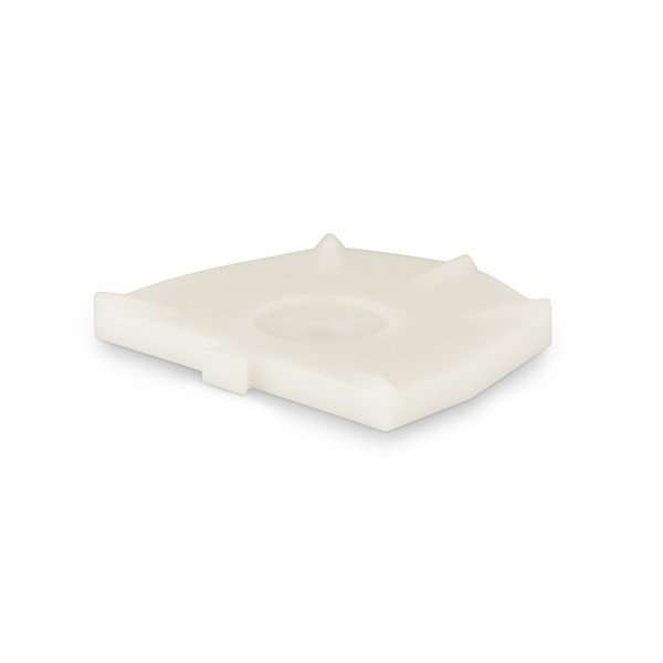 Piastra base quadrata piccola 100pz Zeiser