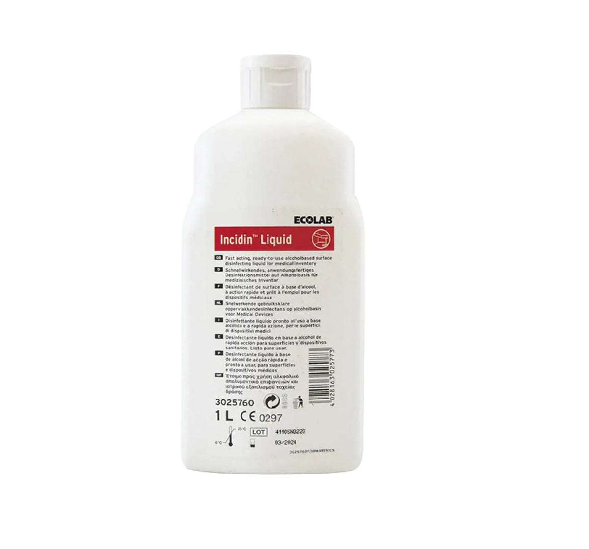INCIDIN LIQUID 1LT ECOLAB