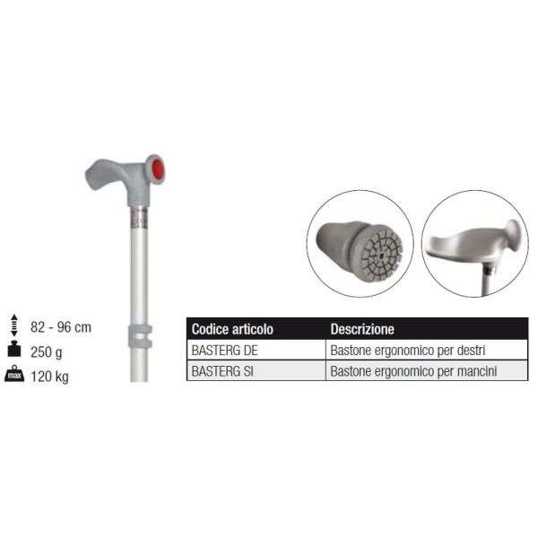 Bastone Ergonomico Destro o Sinistro