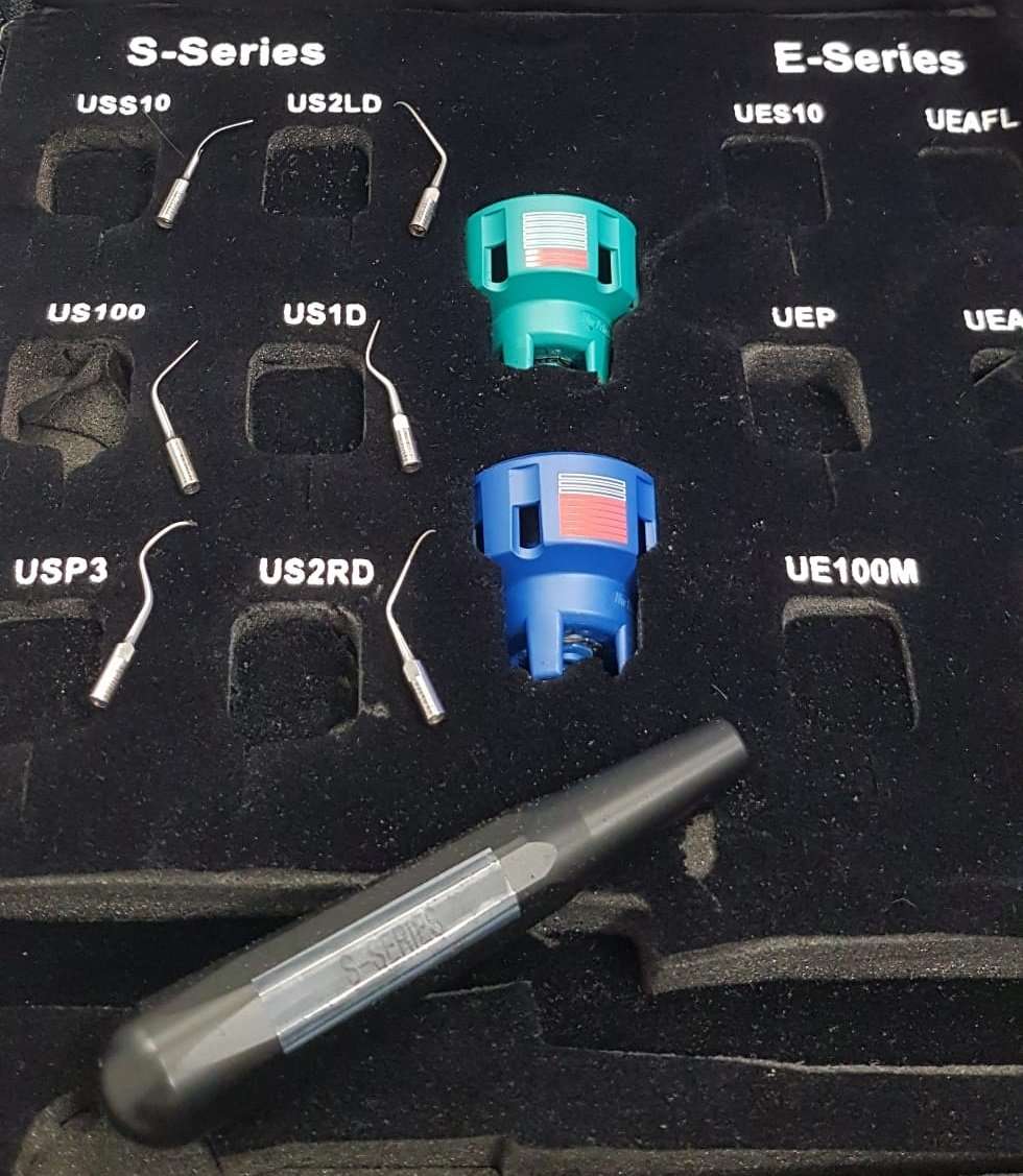 Kit 6 inserti + 2 chiavette + 1manico Serie S Hu-Friedy
