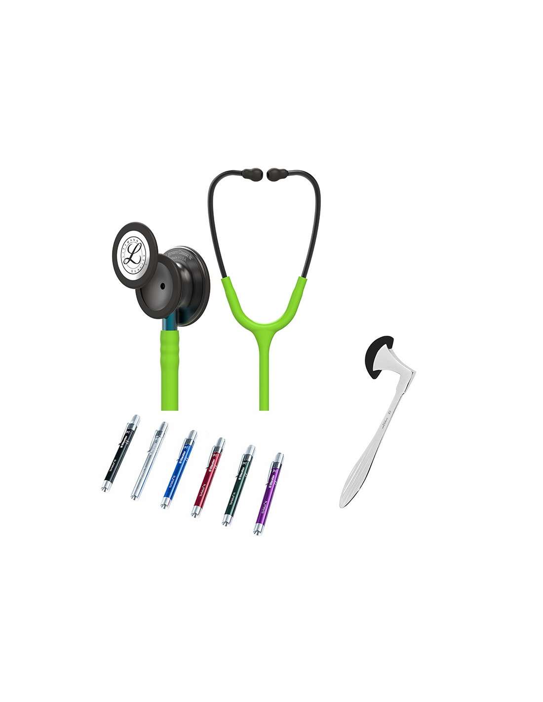 Littmann Classic III Studentbox 5875 Lime Green Black Edition