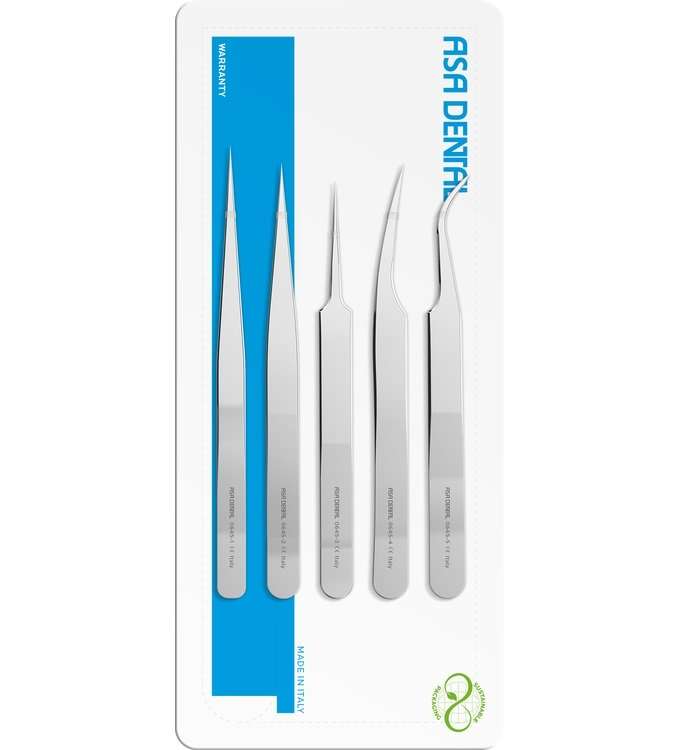 SET PINZETTE CHIRURGICHE S0645 ASA DENTAL
