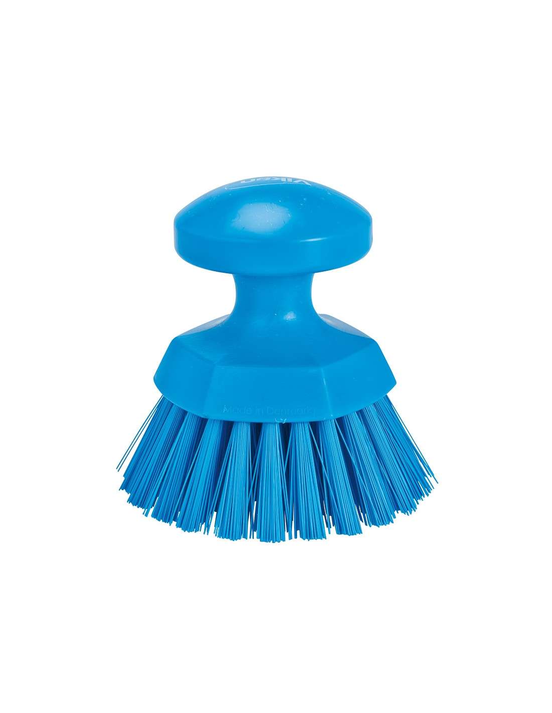 Vikan Hygiene 3885-3 spazzola da lavoro rotonda blu, fibre dure, ø110mm