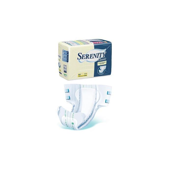 Serenity Classic Pannolone Mutanda Super Taglia L 30 Pezzi