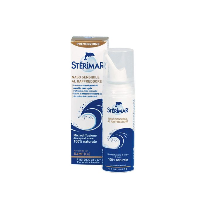 Sterimar Cu Spray Nasale Isotonico Decongestionante Nasale 100 ml