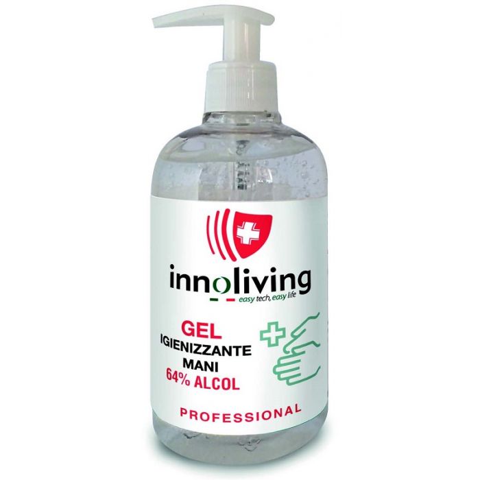 Innoliving Gel Igienizzante Mani 64% Alcol 500 ml