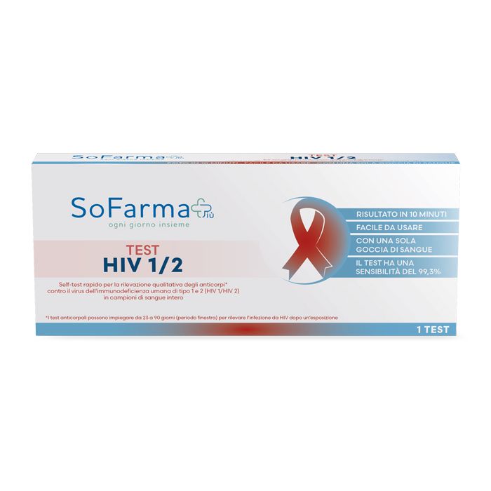 Test Autodiagnostico Hiv 1/2 Sofarmapiu’
