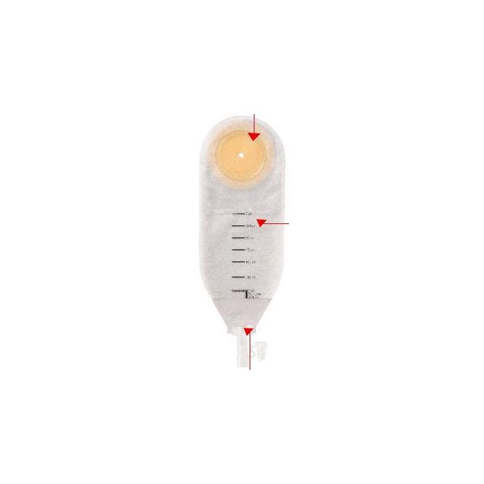 Sacca per drenaggio coloplast midi 300 ml 10 pezzi articolo 2215