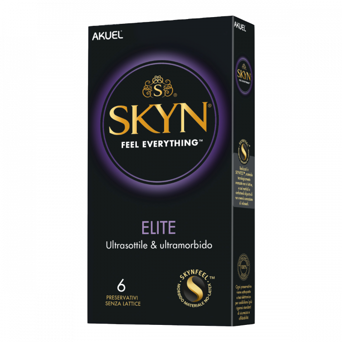 SKYN Preservativi Elite Ultrasottili e Ultramorbidi 6 Pezzi