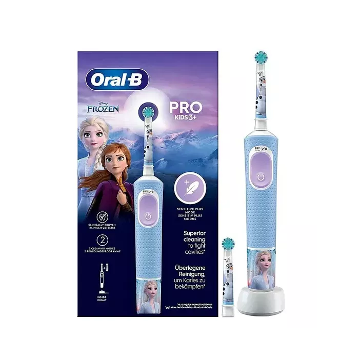 Oral-B Pro Kids Frozen Spazzolino Elettrico + 1 Testina Di Ricambio